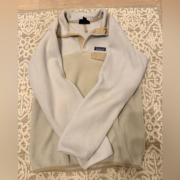 Patagonia Beige Fleece Pullover Synchilla - Picture 4 of 8